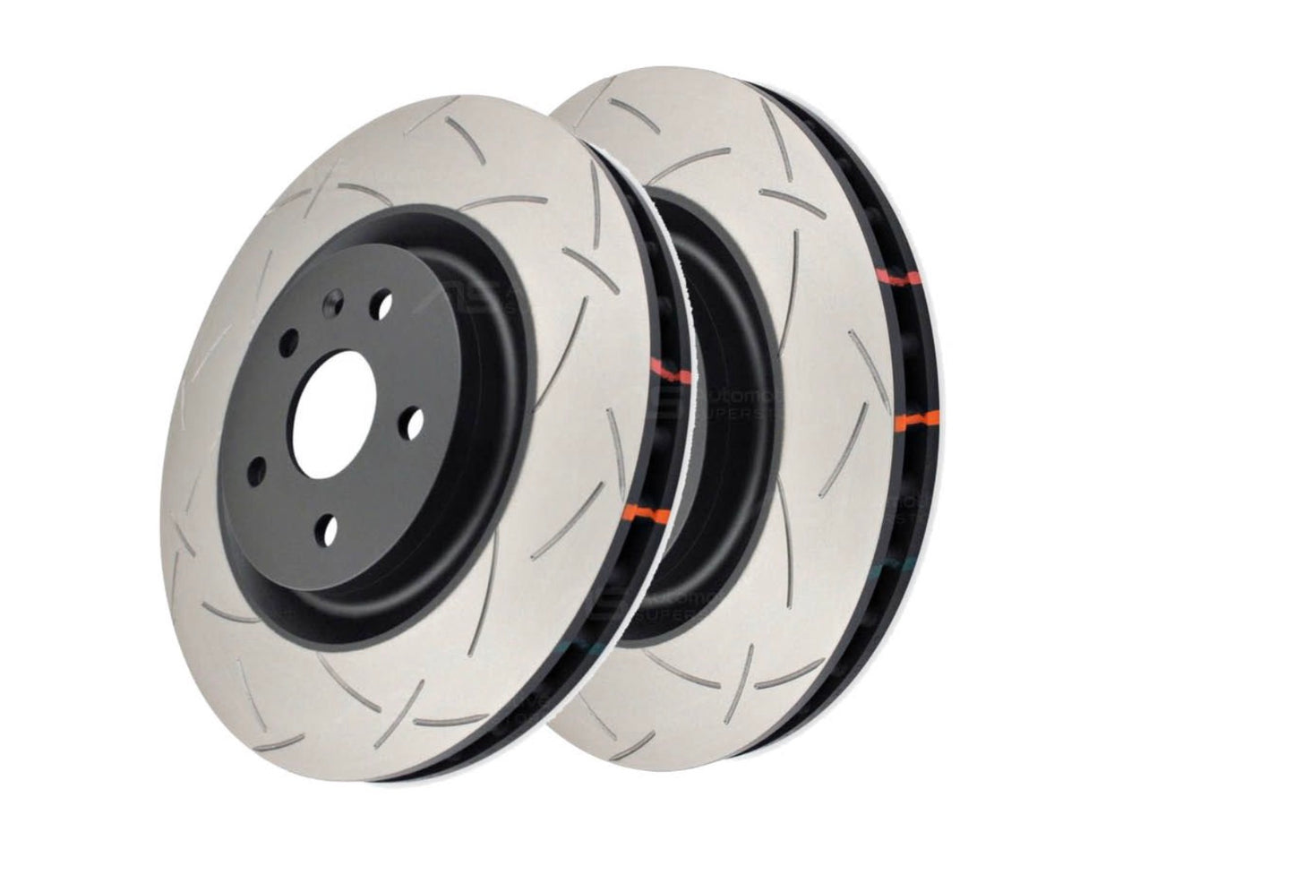 VE-VF Brembo 4POTS REAR a Pair Slotted Rotors -DBA42074S
