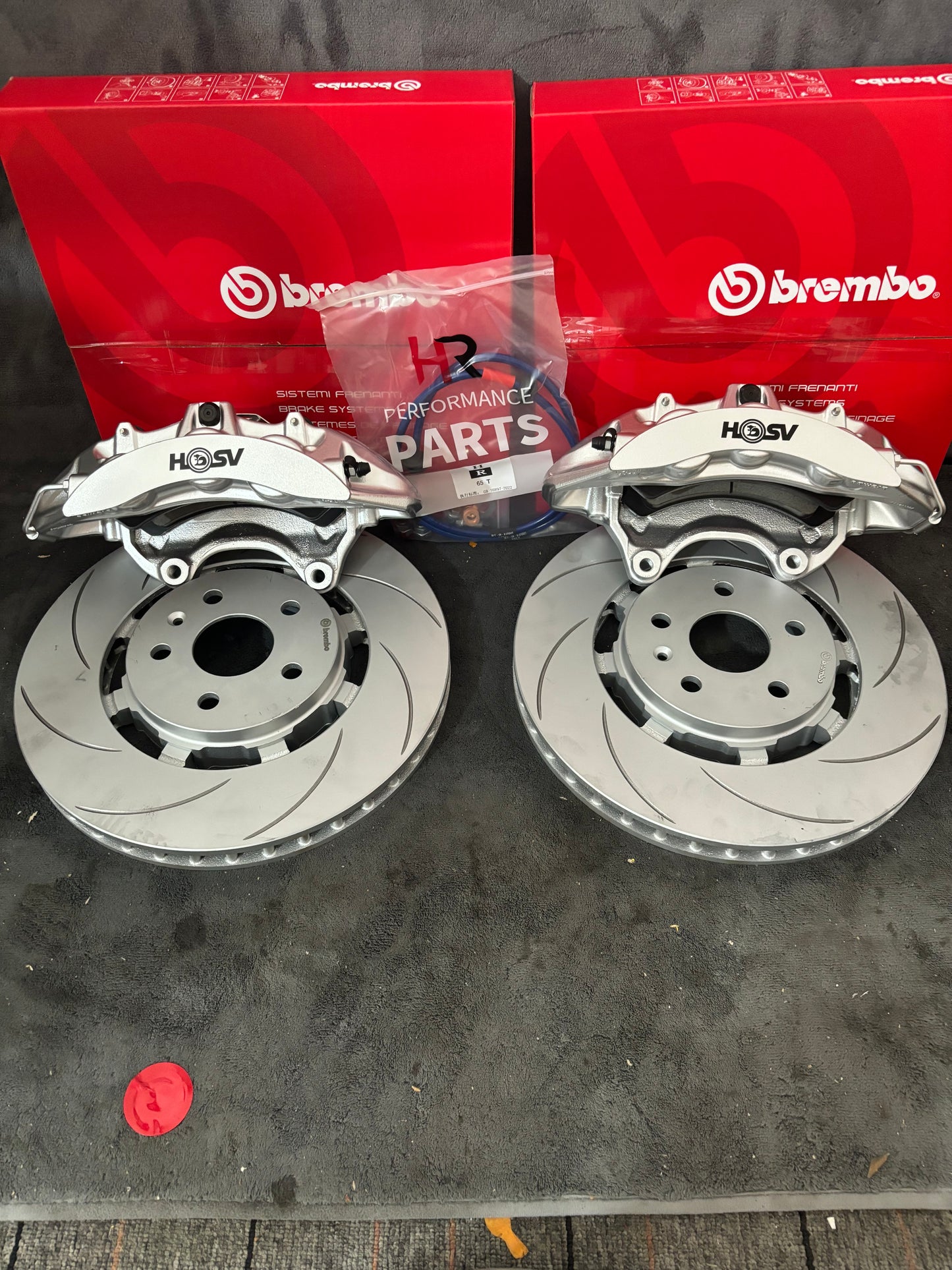 VF/VE Brembo 6POTS Front Brake kit-With Pads,lines and Discs