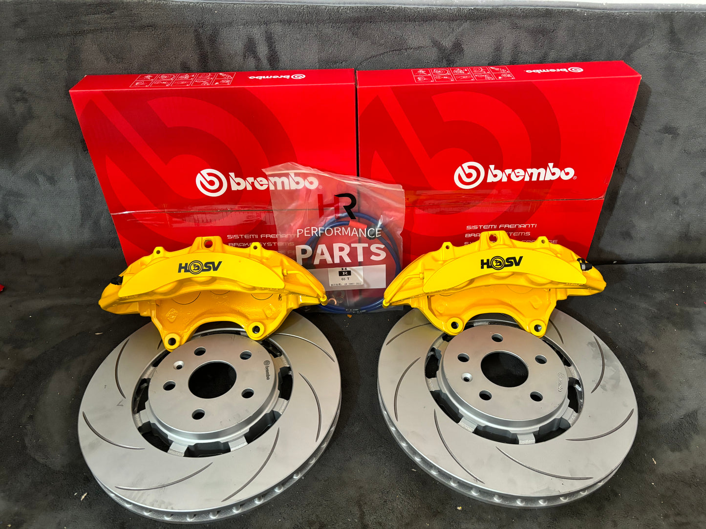 VF/VE Brembo 6POTS Front Brake kit-With Pads,lines and Discs