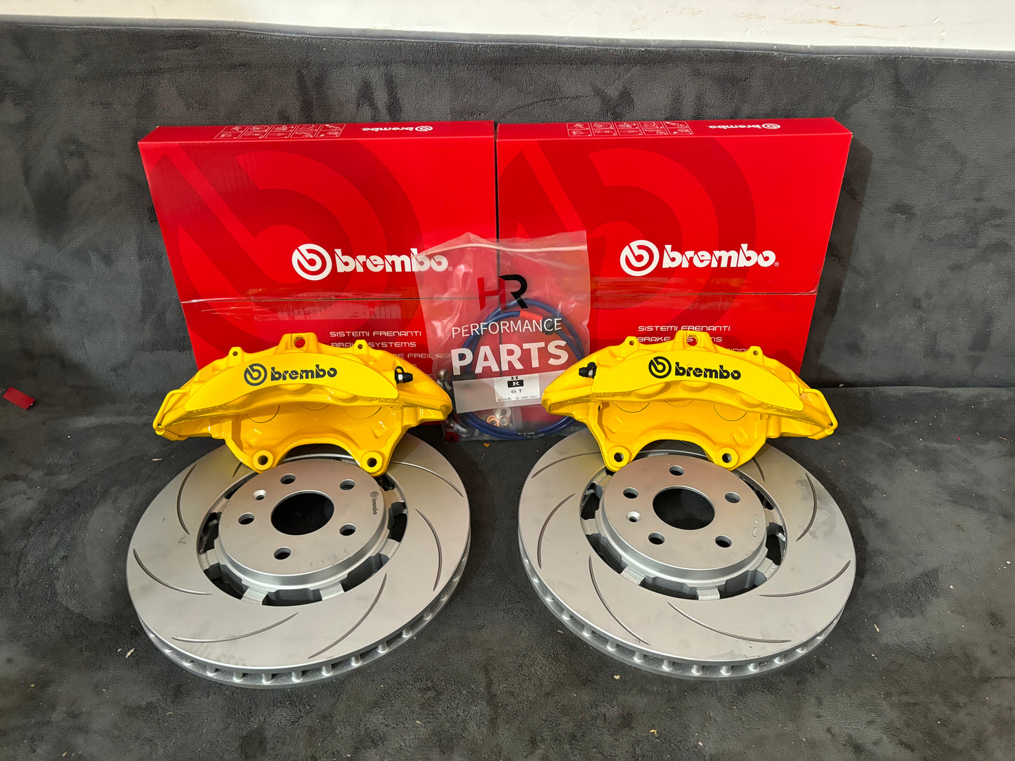 VF/VE Brembo 6POTS Front Brake kit-With Pads,lines and Discs