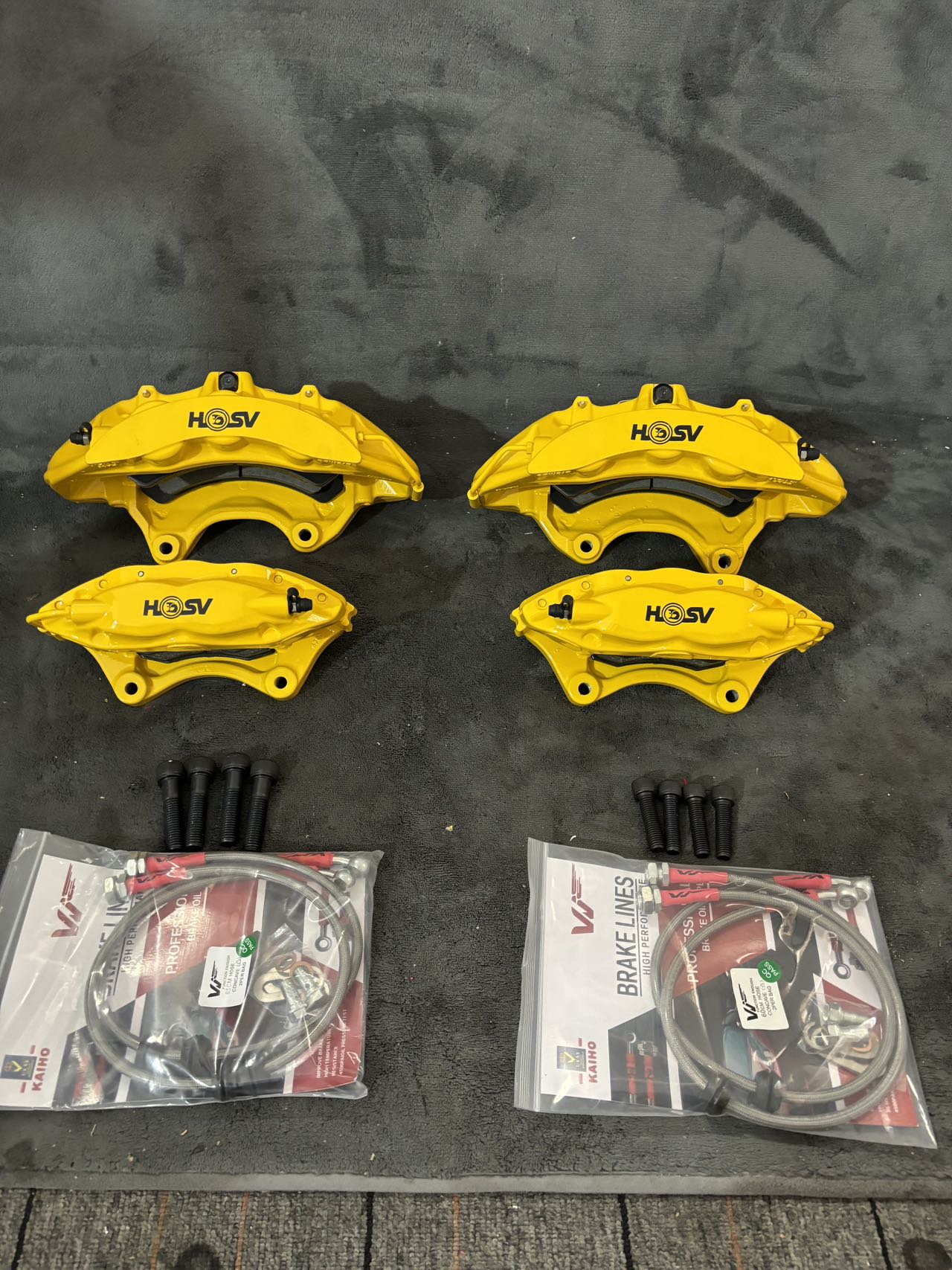 Holden VE-VF Brembo 6POTS Front & 4POTS Rear Calipers Kit Brake Upgrade